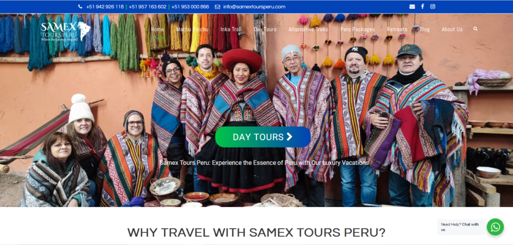 Samex Tours Peru